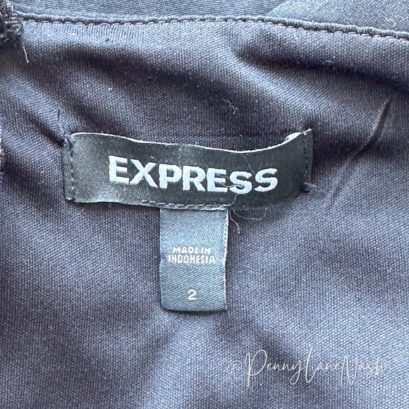 Express Sleeveless Cutout Romper Black - Picture 9 of 10